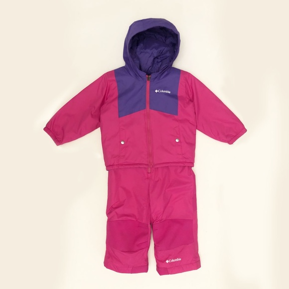 Columbia Kids Matching Set - Pink and Purple - Picture 1 of 7